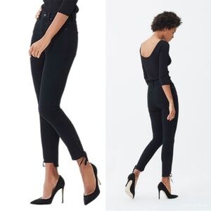 Citizens of Humanity Olivia High Rise Ankle Lace Up Jeans